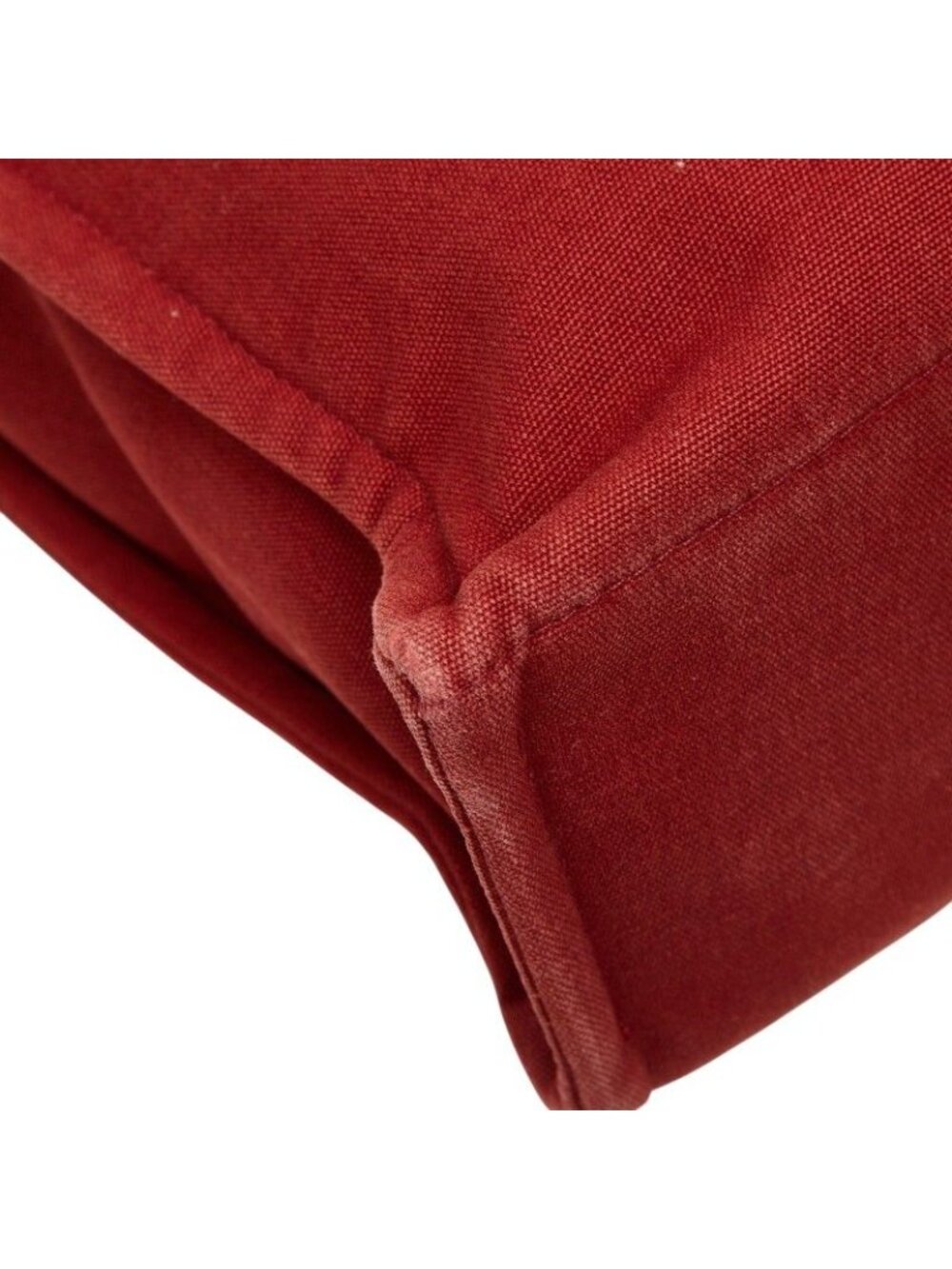 Hermes Fourre Tout MM Tote Red Canvas - Picture 5 of 10